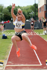 Womens under-20s long jump, 2021 Northern Senior and Under-20s Champs., Leigh. Photo: David T. Hewitson/Sports for All Pics